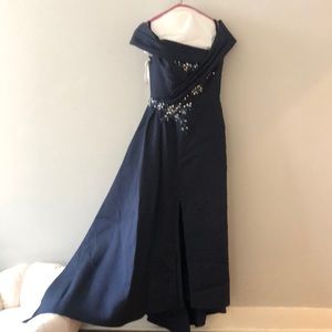Mother of the Bride/Groom Formal Gown | Navy Blue | Elena Elias | Sz 12